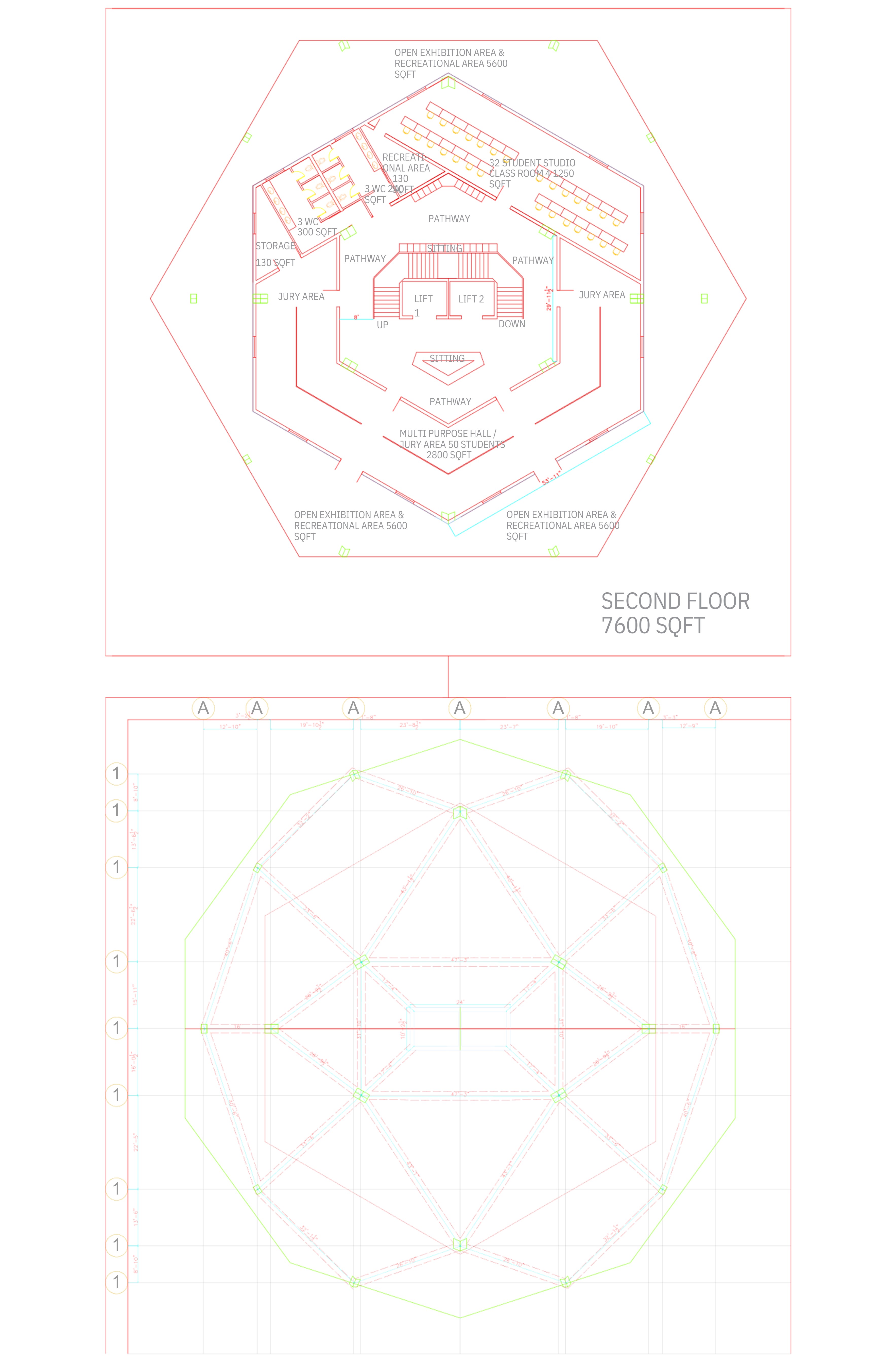 NEC architectural drawing sample